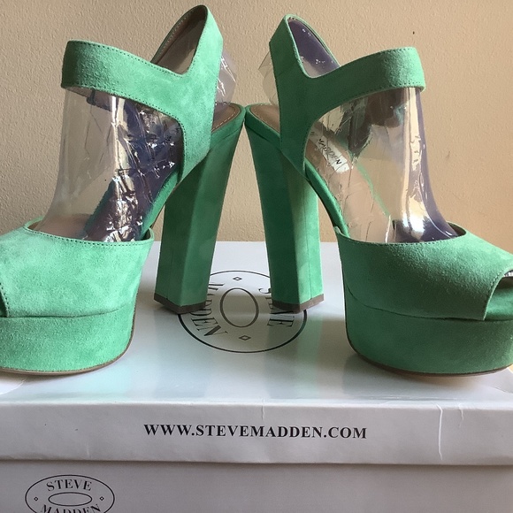 Steve Madden Womens Jillyy Mint Green 7 - Picture 6 of 8